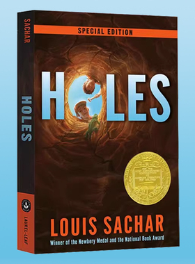 Holes 别有洞天/寻宝小子 1999年纽伯瑞金奖英文原版小说 Louis Sachar路易斯萨奇尔 电影同名读物 青少年儿童文学获奖图书