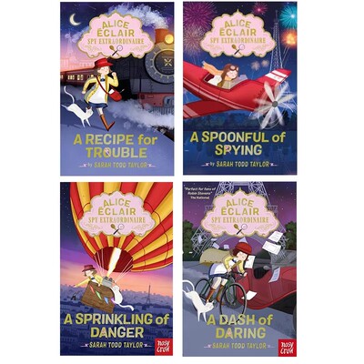 预售 英文原版 Alice Eclair 侦探爱丽丝 4册 儿童悬疑推理故事 A Recipe for Trouble/ A Spoonful of Spying