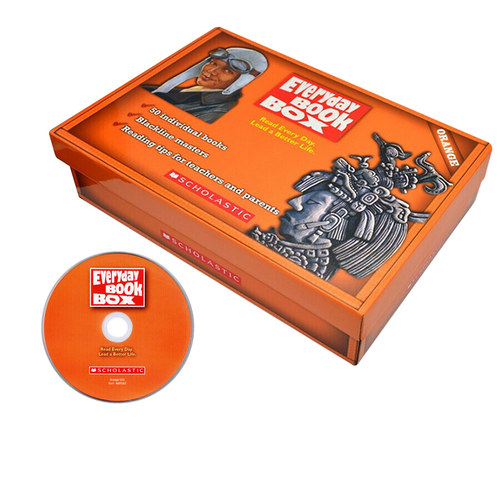 第四级别 Orange橙盒 9-10岁 Everyday Book Box 天天阅读系列英文原版 50册盒装分级阅读 附教学练习CD 学乐出品 Scholastic
