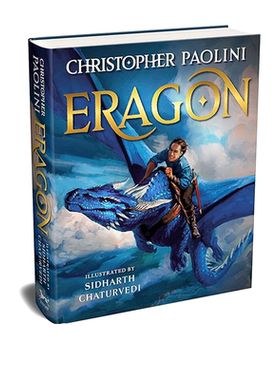 英文原版 龙骑士#1 精装彩绘版 Eragon: The Illustrated Edition 伊拉贡 RH Childrens Books Christopher Paolini