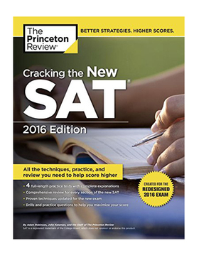 英文原版 孤品清仓 SAT考试工具书 Cracking the New SAT, 2016 Edition 英语学习自学工具书 练习册