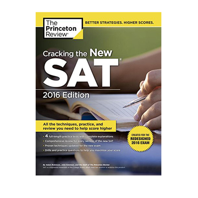 英文原版 孤品清仓 SAT考试工具书 Cracking the New SAT, 2016 Edition 英语学习自学工具书 练习册