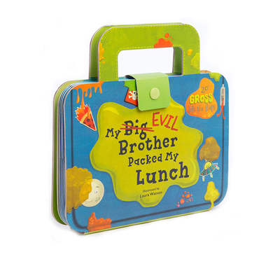 英文原版 My Big Evil Brother Packed My Lunch 午餐盒手袋书 纸板造型书 Chronicle出品
