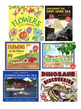 英文原版 Gail Gibbons 盖尔吉本斯少儿百科 万物运作 6册 From Seed to Plant/Flowers 儿童科普绘本