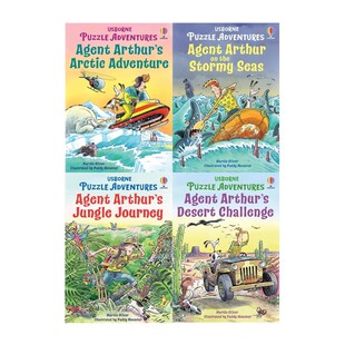 Adventures Agent 亚瑟特工勇闯惊涛骇浪 英文原版 儿童英文桥梁读物 解谜冒险书 Puzzle 预售 Arthur