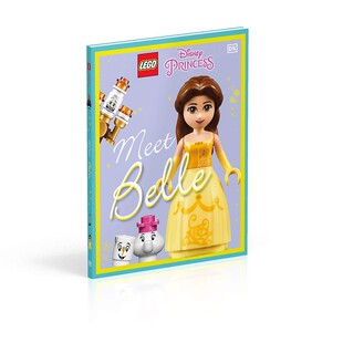 英文原版 LEGO Disney Princess Meet Belle 乐高迪士尼女孩公主 精装 美女和野兽 高电影人物百科全书