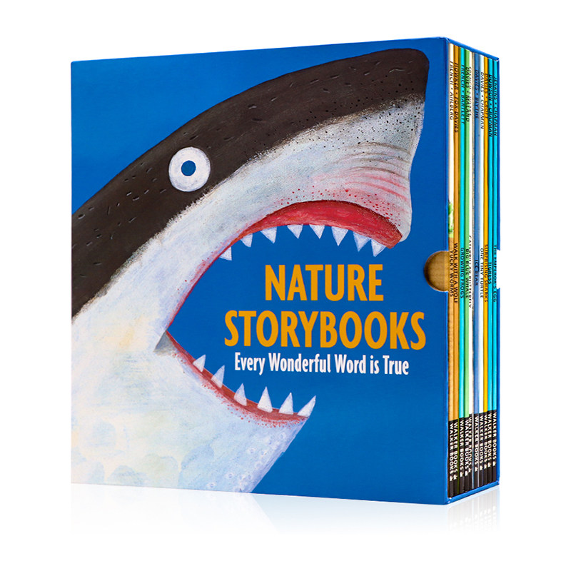 大自然的故事 英文原版绘本 Walker Nature Story Collection 儿童科普自然百科读物 彩图10册 动物鱼类两栖昆虫哺乳鸟类