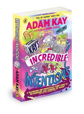 凯的神奇发现 英文原版 Kay's Incredible Inventions 人体百科全书 儿童科普插图绘本 Adam Kay