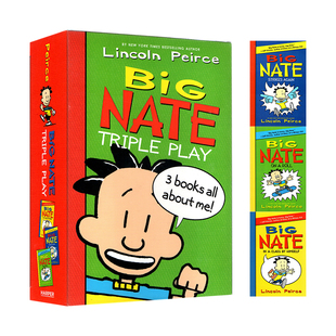 青少年课外阅读 Big 大内特冒险记英文原版 我们班有个捣蛋王系列3册 儿童爆笑漫画章节书 Nate
