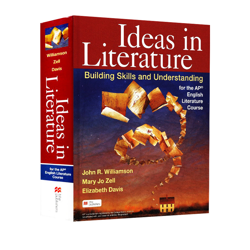 英文原版 Ideas in Literature 文学中的思想:为AP英语文学课程建立技能和理解 学习参考书工具书