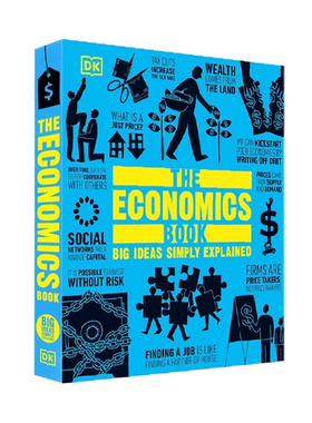 DK人类的思想百科丛书 The Economics Book 经济学百科图解 英文原版 学科科普全彩铜版纸精装 Big Ideas Simply Explained