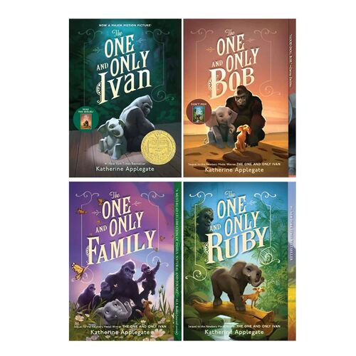 独一无二的伊凡同系列小说 纽伯瑞金奖  The One and Only Ivan/Bob/Family/ Ruby 中小学英文课外阅读