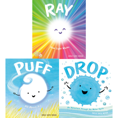 Puff All About Air Ray/Drop/Puff 光是如何工作/水珠的水循环探险/关于呼吸的一切  儿童科普绘本 科学与自然 英文原版