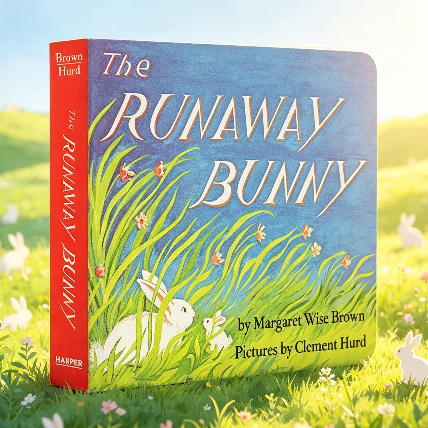 英文原版 逃家小兔 The Runaway Bunny 廖彩杏书单绘本 吴敏兰同场加映 儿童学习英文纸板书 Margaret Wise brown 晚安月亮同作者图片