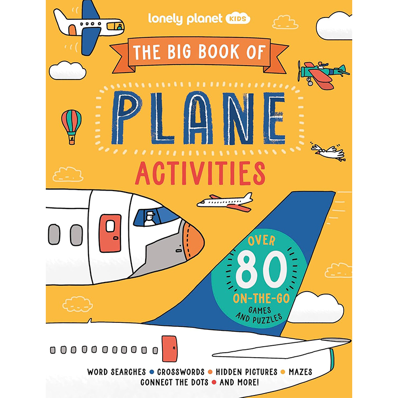 预售 孤独星球 The Big Book of Plane Activities 儿童飞机活动大书 英文原版 80多种趣味航空主题活动指南