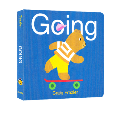 英文原版 Going 纸板书 押韵韵文启蒙阅读 0-5岁低幼绘本  场景图画故事绘本 Craig Frazier