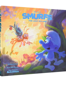 蓝精灵 寻找神秘村 艺术画册 电影设定集 英文原版 The Art of Smurfs The Lost Village 大开本精装