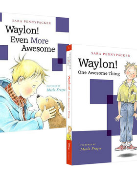 英文原版 Waylon! 威龙系列 小学课外阅读桥梁章节书 Sara Pennypacker