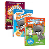 儿童惊险幽默桥梁章节书 Evil Pet 中小学英语课外读物 FANGtastically 英文原版 Vampire 3册 Hara