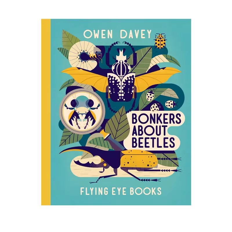 英文原版 动物科普绘本 甲鱼 Bonkers About Beetles (About Animals) 精装 科普绘本知识百科图画书