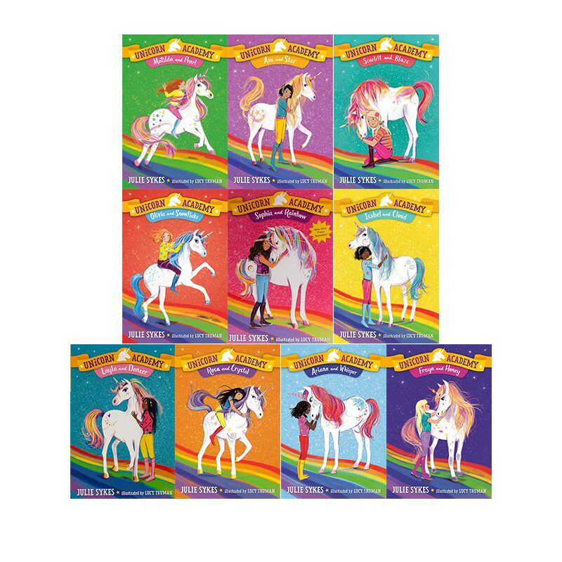 英文原版 Unicorn Academy 独角兽学院 11册合售 冒险故事友谊主题 桥梁章节小说 青少年读物