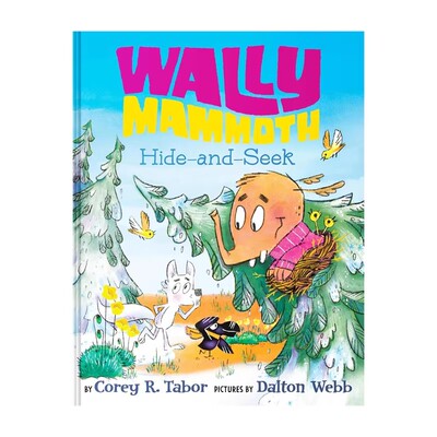 预售 英文原版 猛犸象沃利 捉迷藏游戏 Wally Mammoth: Hide-and-Seek 精装绘本 动物故事图画书 Corey R.Tabor
