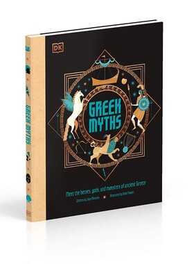 英文原版 DK百科系列 英文原版 DK  Illustrated Greek Myths 古希腊神话 精装插图故事合辑 英文原版 儿童经典童话故事书