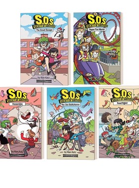 英文原版 S.O.S. Society of Substitutes 5册套装 侦探冒险初级章节书桥梁书 HarperChapters