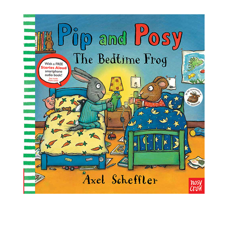 英文原版 Pip and Posy 波西和皮普 The Bedtime Frog 名家Axel Scheffler 儿童图画故事书漫画书,书籍/杂志/报纸,儿童读物原版书,淘宝优惠券,粉丝福利购,淘宝优惠卷