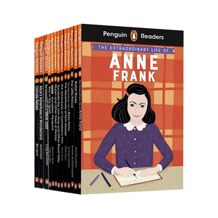 英文原版 Penguin Readers Level 2 ELT企鹅兰登分级阅读 13册 扫码听音频 儿童文学经典小说 爱丽丝梦游仙境 绿山墙的安妮