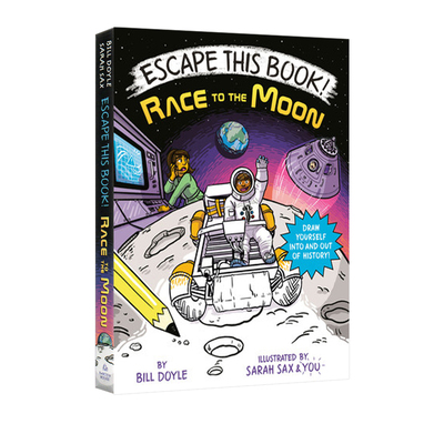 精装奔向月球儿童历史冒险小说