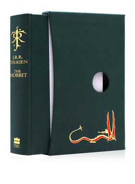 霍比特人精装豪华版 英文原版 The Hobbit 魔戒指环王前传经典影视原著史诗奇幻小说青少年魔幻课外趣味阅读J.R.R.Tolkien