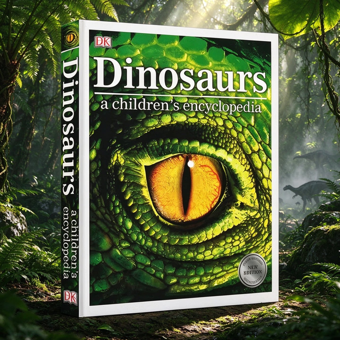 英文原版 DK儿童百科全书 恐龙 英文原版 Dinosaurs A Children's Encyclopedia 精装 史前物种的明星档案 DK儿童知识读物