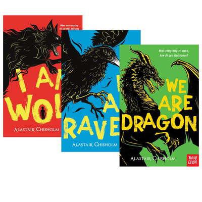 预售 英文原版  I Am Wolf/Raven/We Are Dragon 3册 科幻奇幻 2025年度卡内基文学奖提名小说 龙之风暴同作者Alastair Chisholm