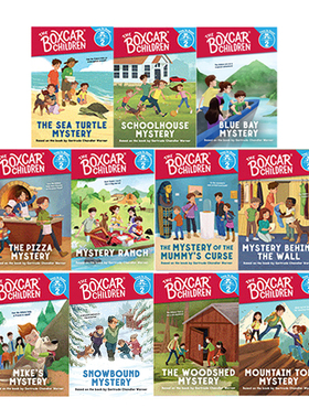 英文原版 Boxcar Children Early Readers 11册合售 棚车少年 全彩简易读本 分级读物 幼儿英语启蒙阅读图画书