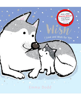 英文原版 Wish 儿童启蒙插画绘本 名家Emma Dodd 亲子共读绘本图画书 Nosy Crow Stories Aloud 赠官方音频