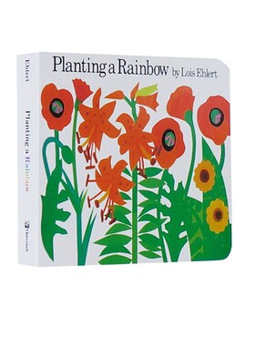 英文原版 Planting a Rainbow 播种彩虹 纸板书 吴敏兰书单 名家Lois Ehlert 儿童启蒙故事绘本