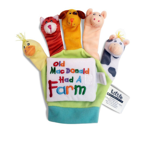 英文原版儿童手偶书儿歌玩具