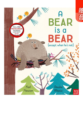 英文原版 A Bear is a Bear 熊就是熊 自我认知 幽默绘本 儿童英语启蒙绘本故事书 Nosy Crow Stories Aloud 赠官方音频