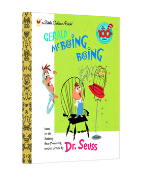 英文原版 Gerald Mcboing Boing  (Little Golden Book) 小金书  Dr. Seuss's 苏斯博士 幽默趣味图画书 儿童启蒙故事绘本