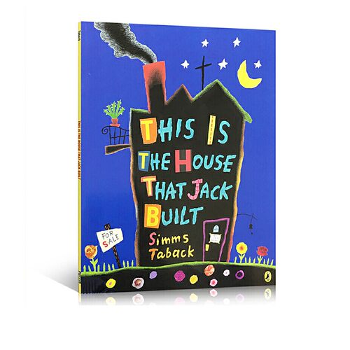 这是杰克建的房子 This is the House that Jack built 押韵韵文英文原版绘本 儿童图画故事书 凯迪克奖得主Simms Taback
