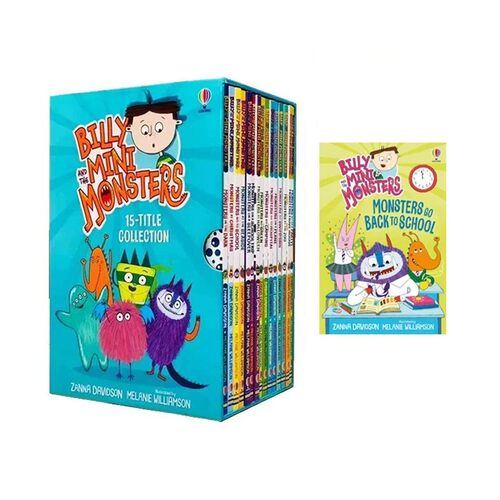 英文原版 比利和迷你怪兽 16册 Billy and the Mini Monsters全彩儿童章节书精品礼盒装小学生英语学习课外读物 Usborne