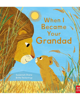 英文原版 When I Became Your Grandad 当我成为爷爷 家庭亲情关系绘本 插画师 Britta Teckentrup 大嘴鸟
