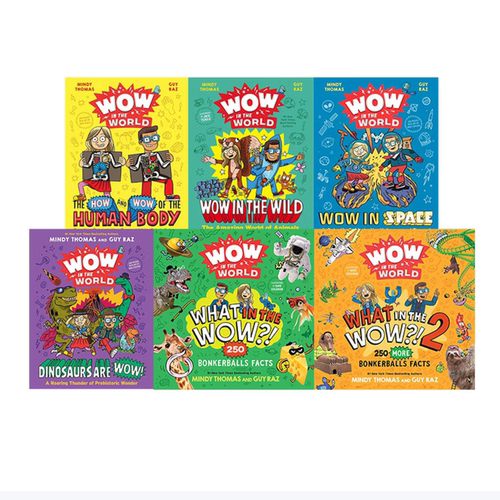 预售 英文原版 Wow in the World 哇奇妙世界 6册合售 儿童科学科普读物