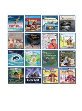 【级别17 灰色套装B】Collins big cat White B 16册合售 柯林斯大猫系列分级阅读 英文原版故事绘本