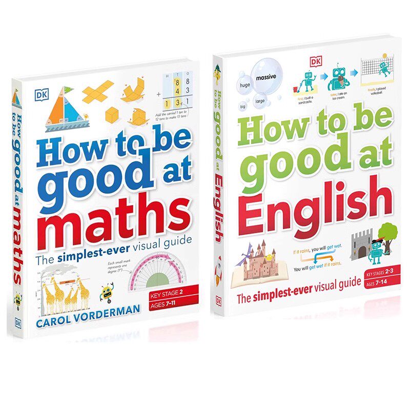英文原版 DK百科系列 图解英语 How to be Good at English DK儿童STEM创新思维培养读物 精装课外辅导读物