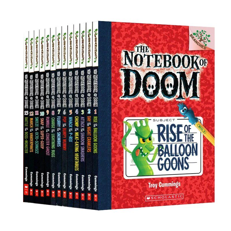 The Notebook of Doom 毁灭笔记英文原版13册 Scholastic Branches 学乐大树系列儿童桥梁章节书英语学习书籍课外阅读读物
