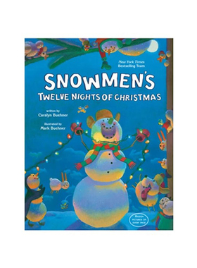 Snowmen's Twelve Nights of Christmas 英文原版儿童精装故事绘本