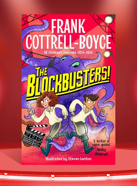 预售 精装 The Blockbuster 英文原版 好莱坞大片 电影梦想 儿童幽默动作冒险小说  英国儿童文学桂冠作家Frank Cottrell Boyance