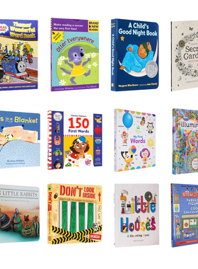 亲爱的动物园系列 Dear Zoo 礼品手提袋 4册盒装 英文幼儿启蒙纸板书 Thomas Wonderful Word Book  托马斯 图画词典书